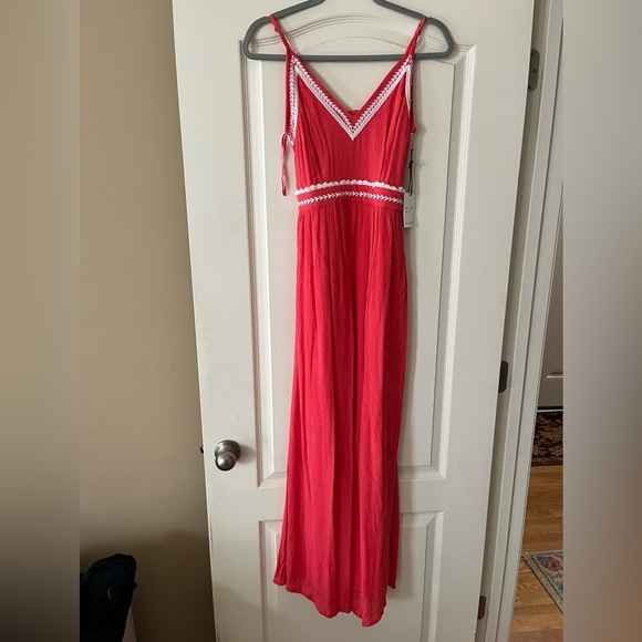 Japna Dresses & Skirts - Japna Brand Coral Maxi Dress Women’s Size XS